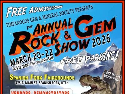 Annual Timpanogos Gem & Mineral Society Rock & Gem Show. Lapidary Fun.