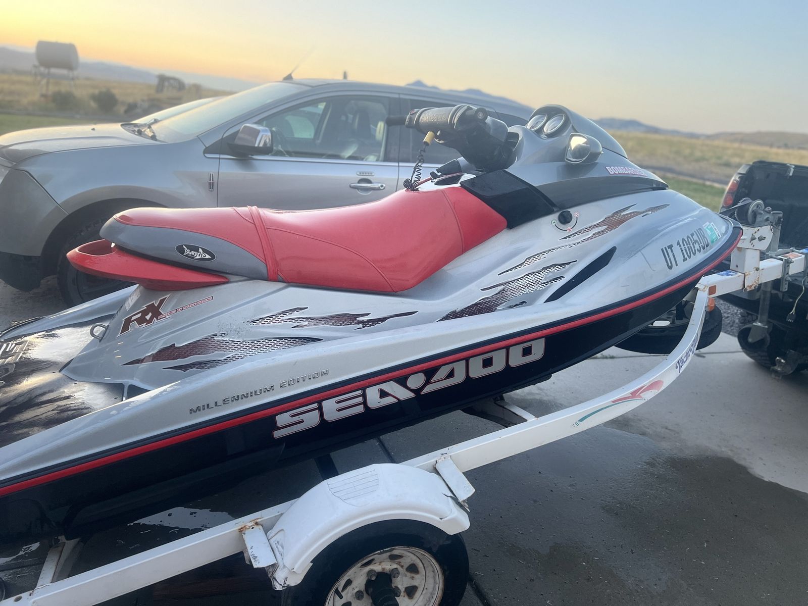 Bombardier Sea-Doo RX Millennium Edition Personal Watercraft with Trailer
