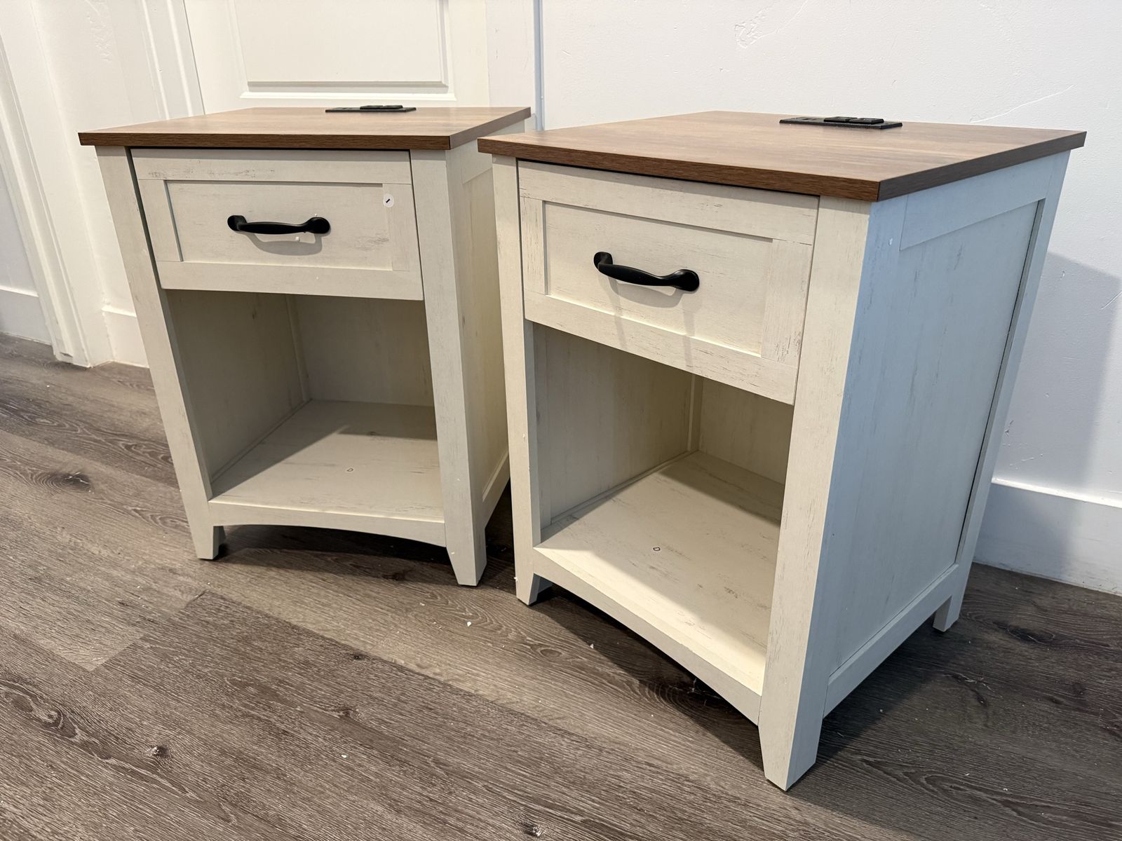 Brand New Farmhouse Night Stand Set of 2