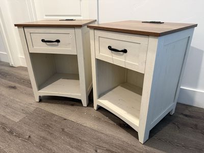 Brand New Farmhouse Night Stand Set of 2