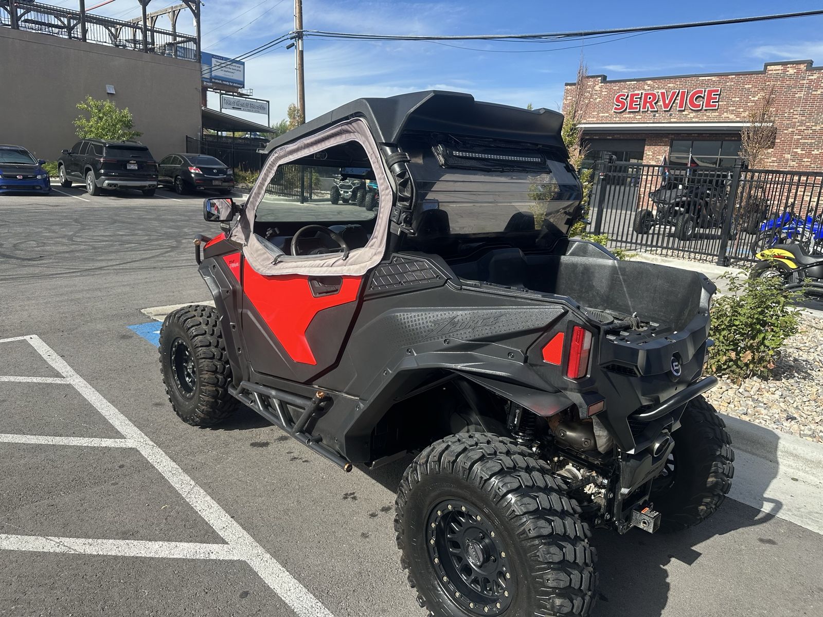 2023 CFMOTO ZForce Side-by-Side UTV with Enclosure and Sound Bar