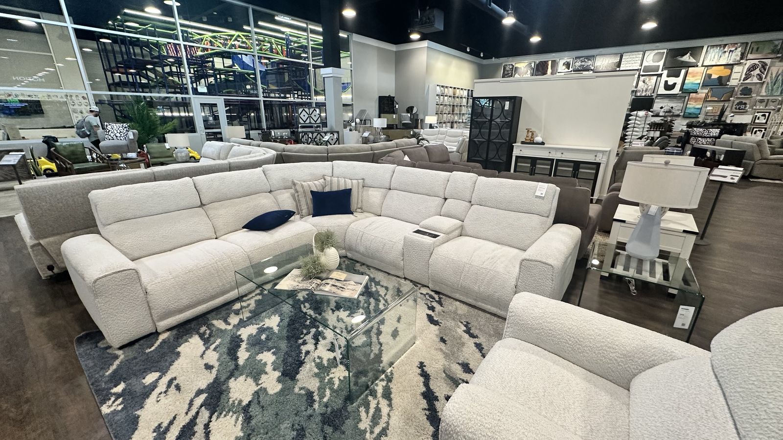 Elias Power Reclining Modular Sectional w/ Console