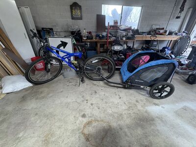 Kent 21 Speed Bike And Carriage