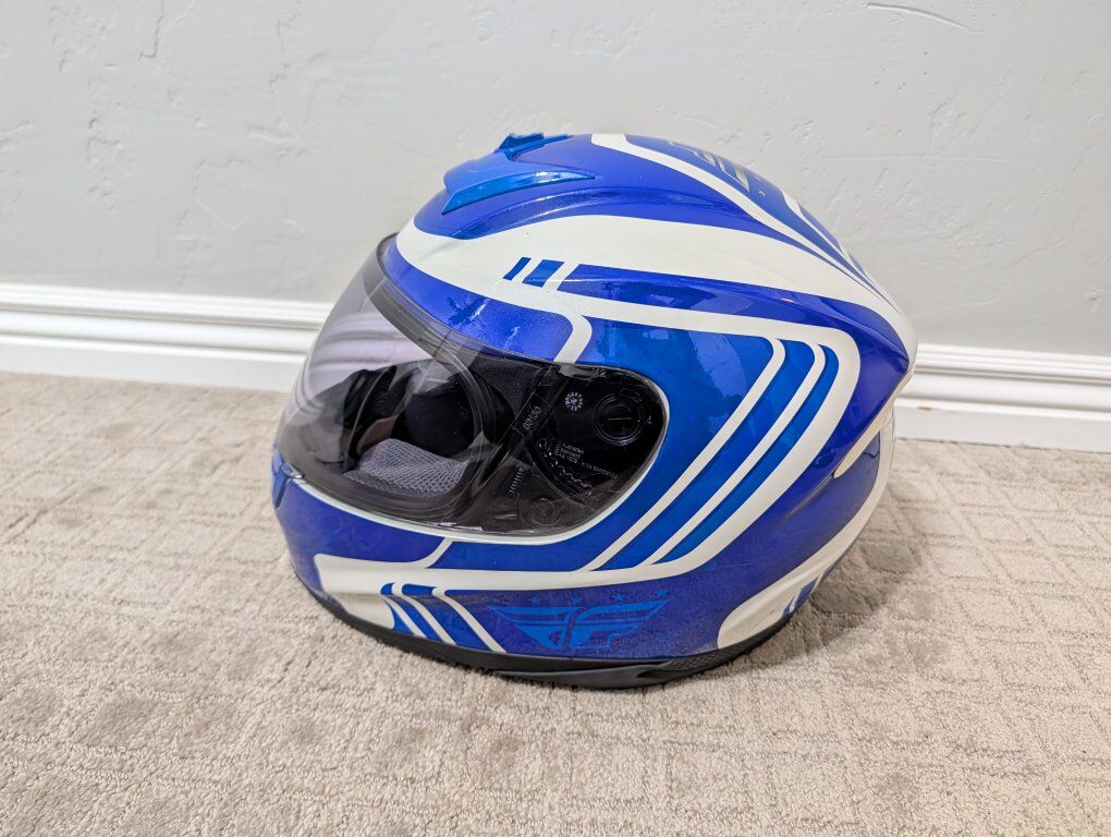 Street bike helmet.