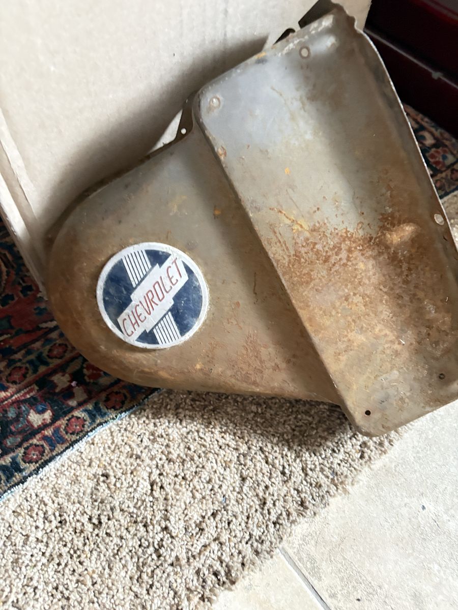 Antique Chevy cover plate