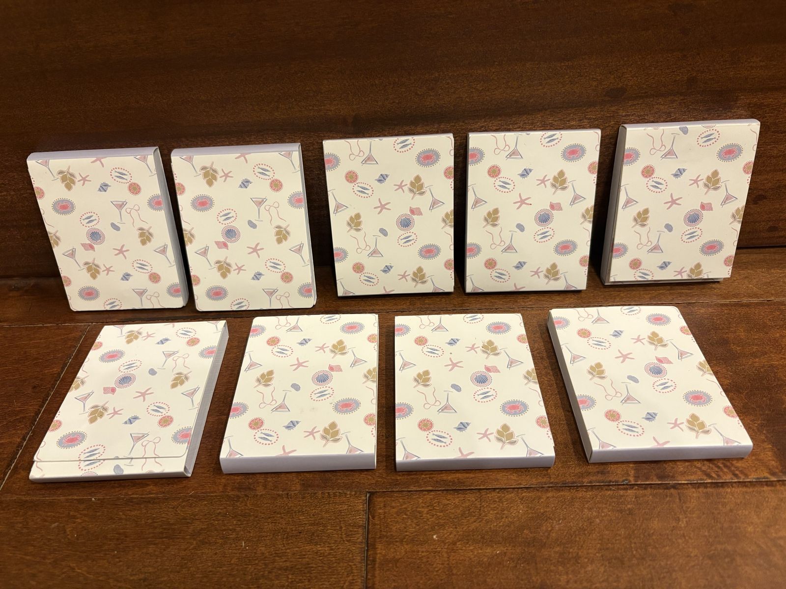9 New Little Notepads w/ Magnet Close Covers