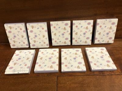 9 New Little Notepads w/ Magnet Close Covers