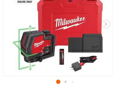 Brand New Milwauke Green Laser Kit