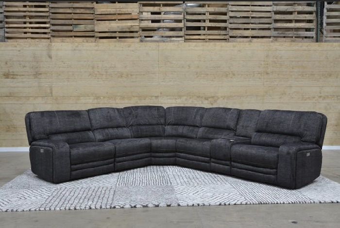 BRAND NEW! Full Power Adjust Navy Sectional