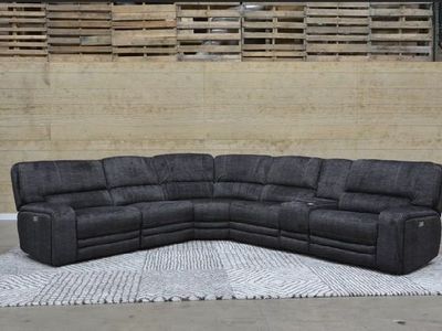 BRAND NEW! Full Power Adjust Navy Sectional