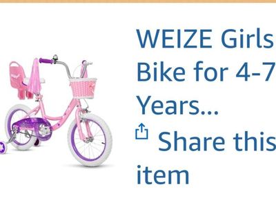 16" Girls bike