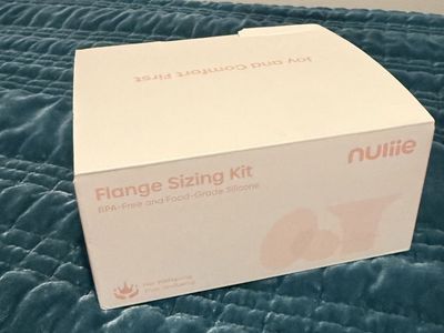 Nuliie Flange Sizing Kit - BPA-Free, Food-Grade Silicone for Pumping Comfort