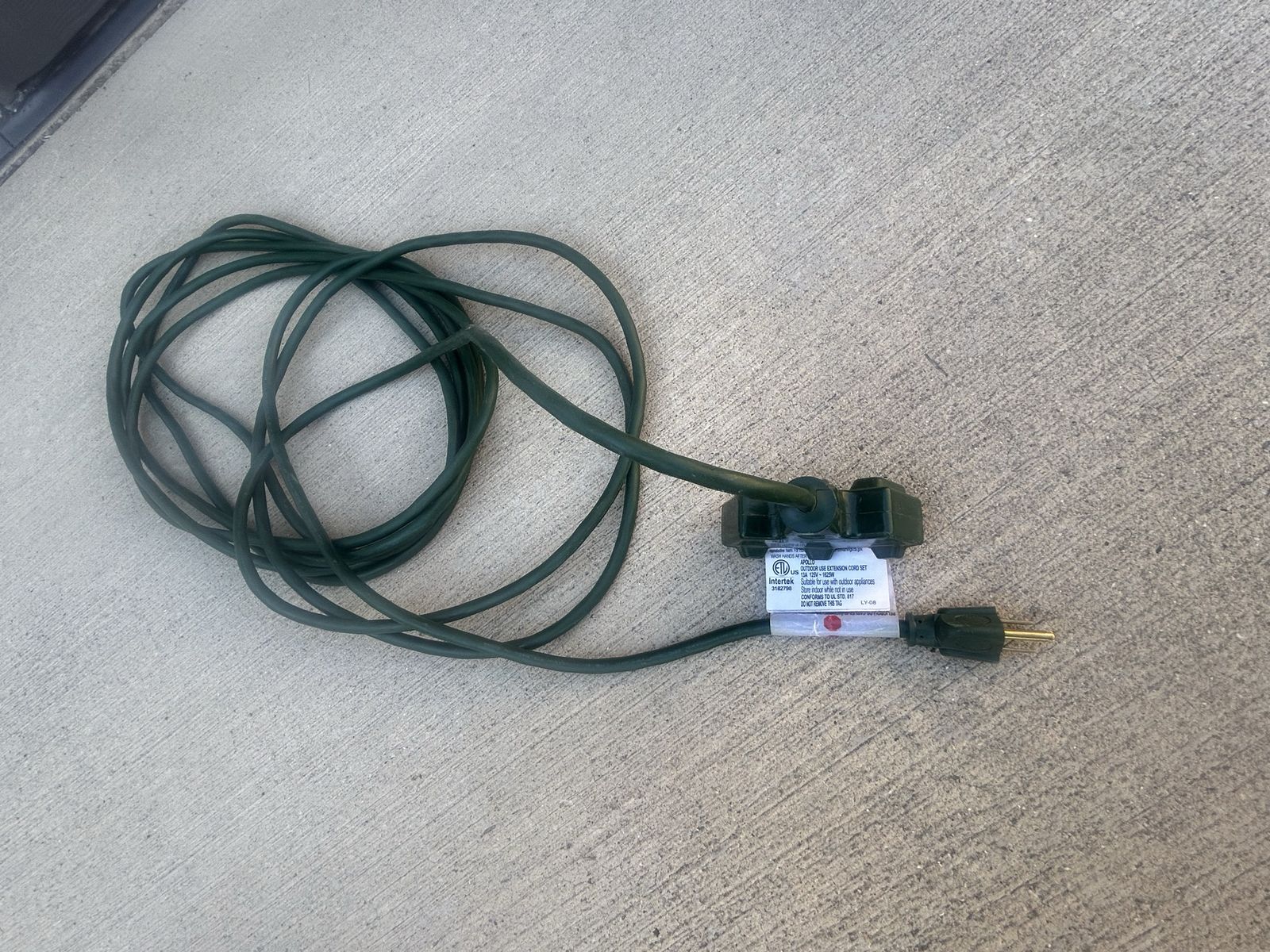 Electric 3 Plug power cord