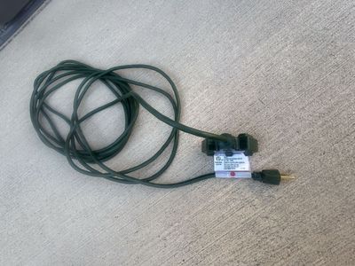 Electric 3 Plug power cord