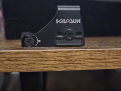 HOLOSUN HS407K X2 Red Dot Sight - Black Pistol Optic