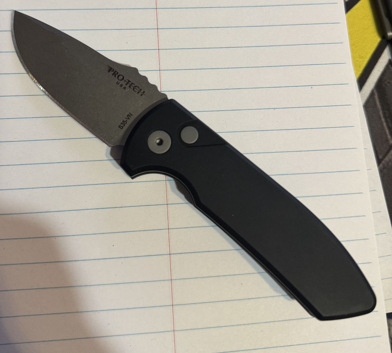 Protech SBR in black with a Lynch Northwest clip