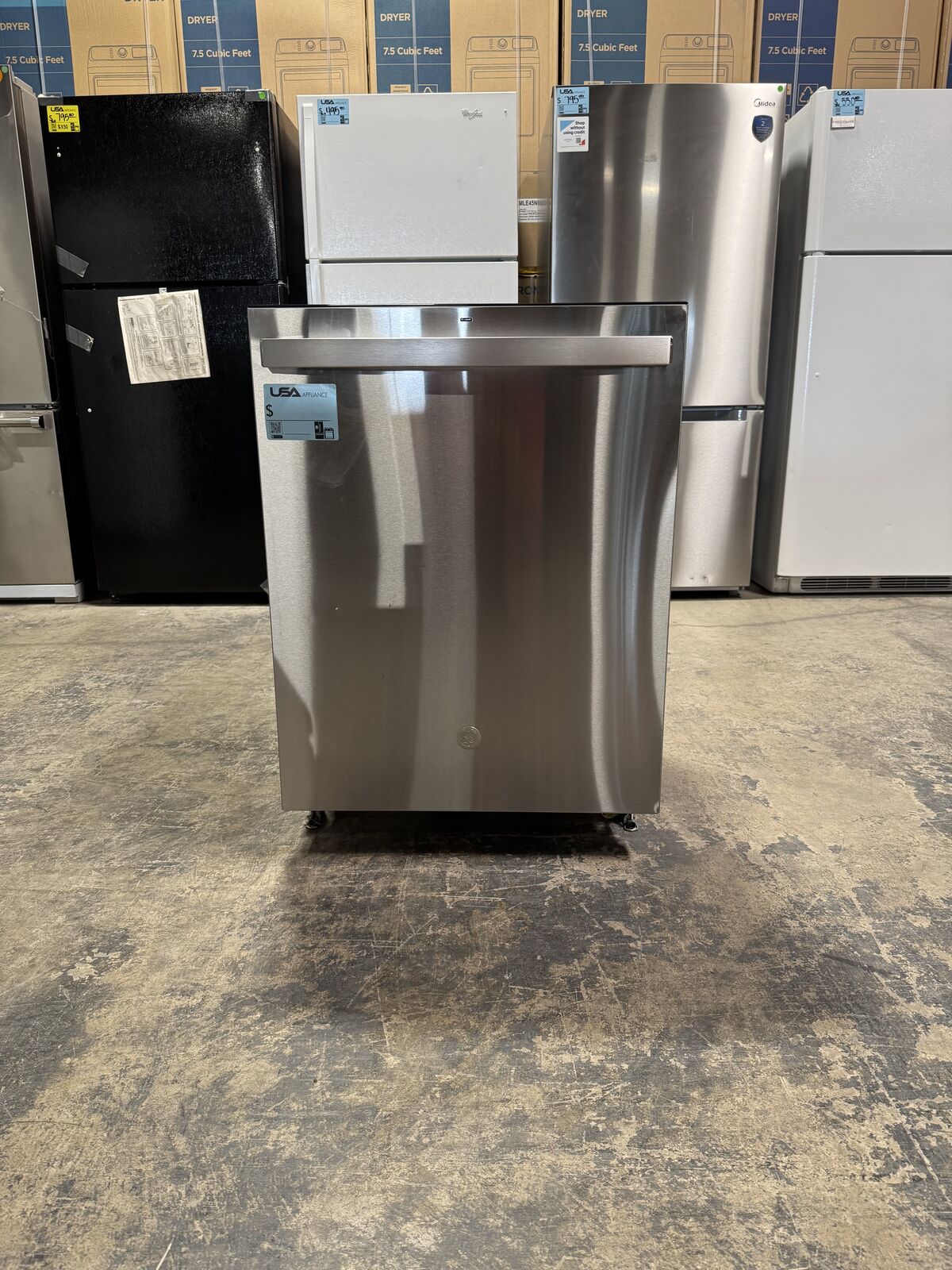 GE FULLY INTEGRATED STAINLESS STEEL DISHWASHER