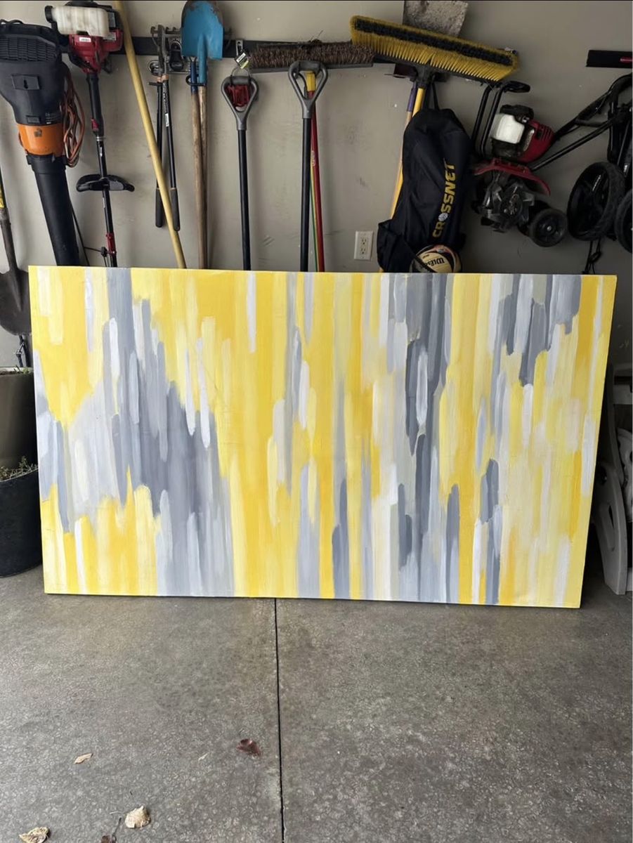 Large Abstract Canvas Painting