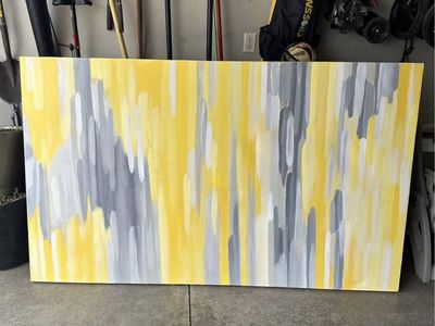 Large Abstract Canvas Painting