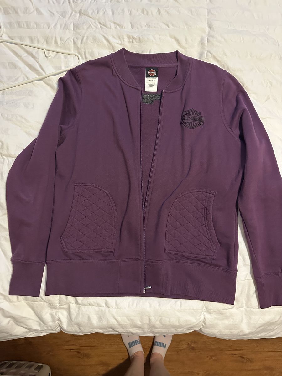 Harley Davidson Womens L Zip Sweatshirt