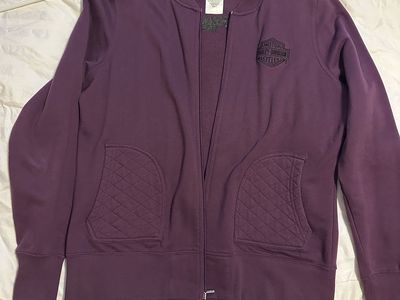 Harley Davidson Womens L Zip Sweatshirt