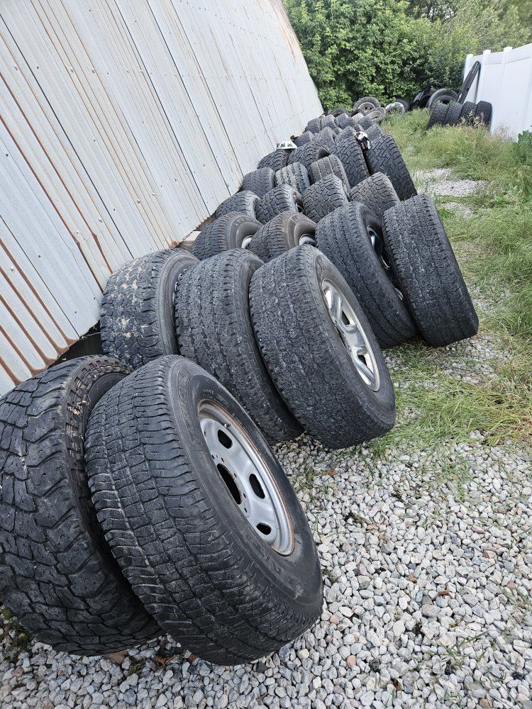 wheels and tires  ram 8x6.5 ford 8x170 and gmc or Chevy 8x180