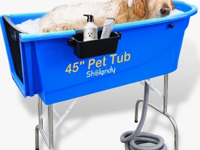 45 Pet Bathtub With Stairs