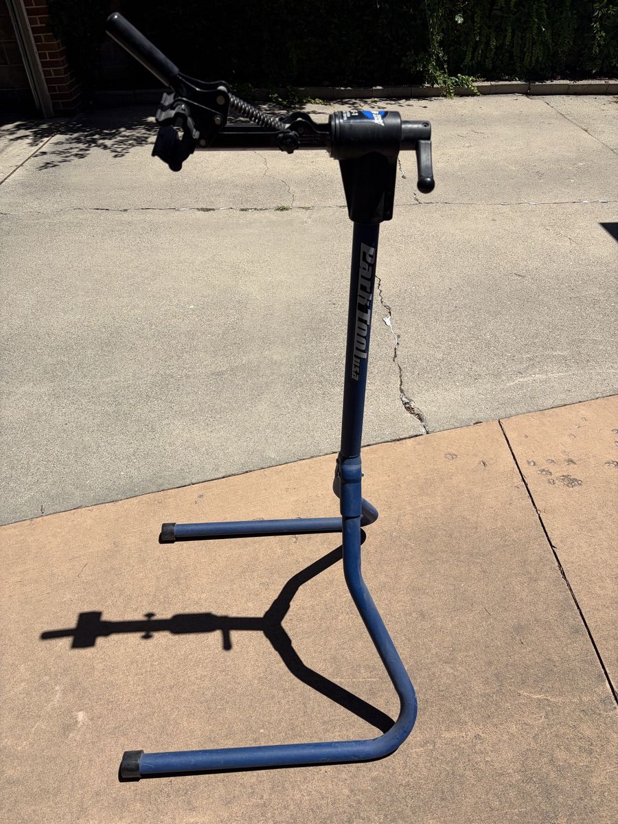 Park Tool PCS-1 Bicycle Repair Stand - Blue, Portable Bike Workstand