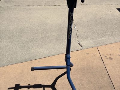 Park Tool PCS-1 Bicycle Repair Stand - Blue, Portable Bike Workstand