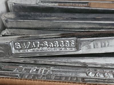 Solder 63/37 oxide free bars 45lb