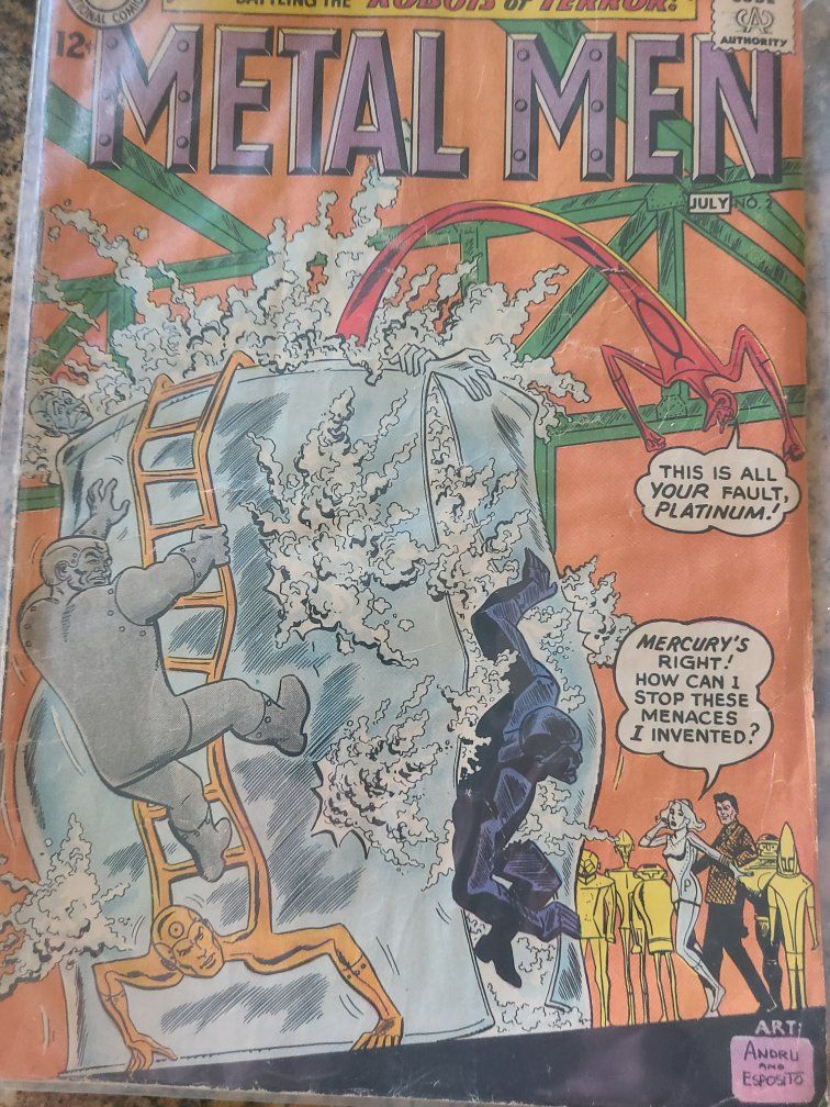 Vintage Metal Men #2 DC Comics July 1963 Silver Age Comic Book