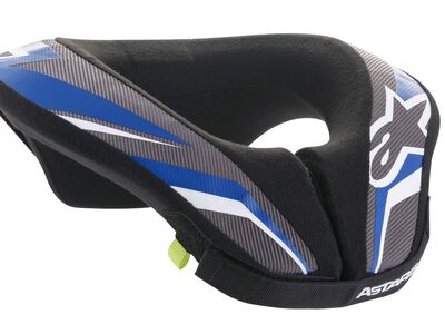 Alpinestars Sequence Youth Neck Roll (Black Anthracite Blue, Large/X-Large) (482-6069L)