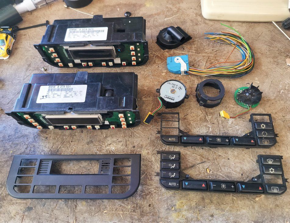 Lot of Climate Control Unit (CCU) Parts For BMW E36