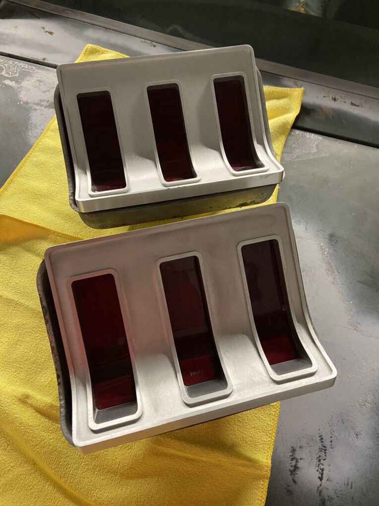 1967-1968 Ford Mustang Aluminum Taillight Surround