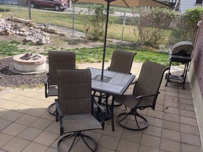 Outdoor patio set
