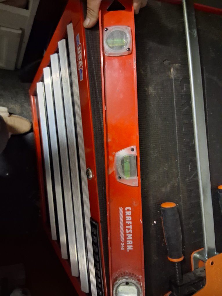 Craftsman Red & Black Rolling Tool Cabinet with 5 Drawers - USA Made