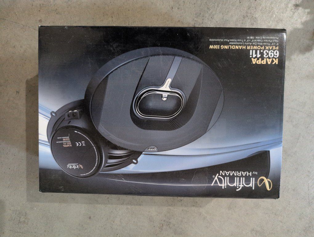 Only 1 of each speaker, 1 Infinity Kappa 693.11i & 1 Pioneer TS-800M 6x8 Inch 4-Way Coaxial Car Audio Speaker 350W Peak in Box
