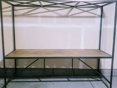 Iron/Wood Console Table