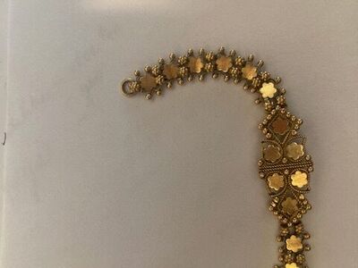 22K Yellow Gold Bracelet from India