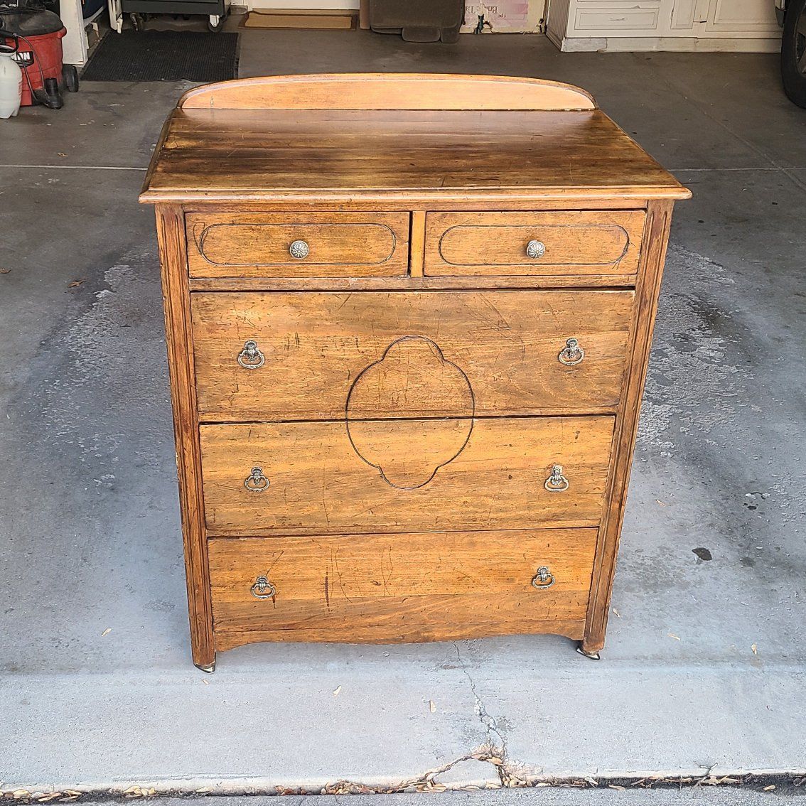 Wood Chest of Drawers