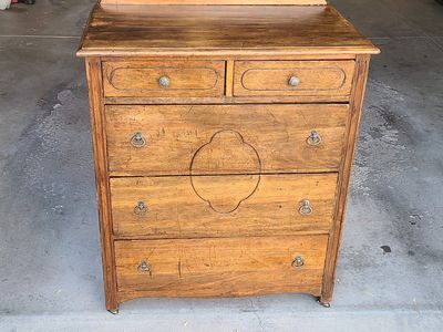 Wood Chest of Drawers