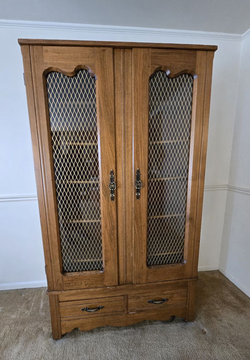 Antique Wood Bookcase