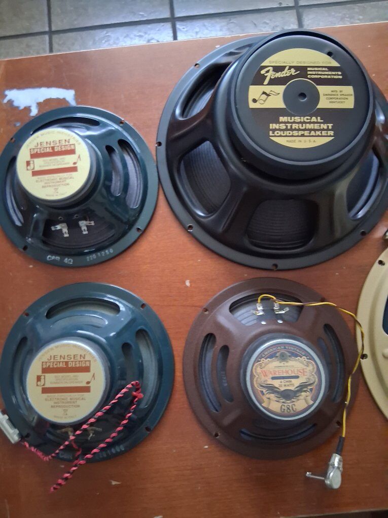 Misc. guitar amp speakers