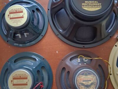Misc. guitar amp speakers