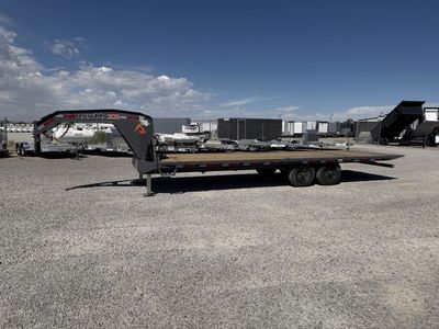 2026 RawMaxx 8.5x26 DTX Deckover Tilt Gooseneck Equipment Trailer