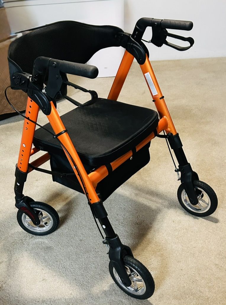 OasisSpace Heavy Duty Adjustable Walker 450lb Rating