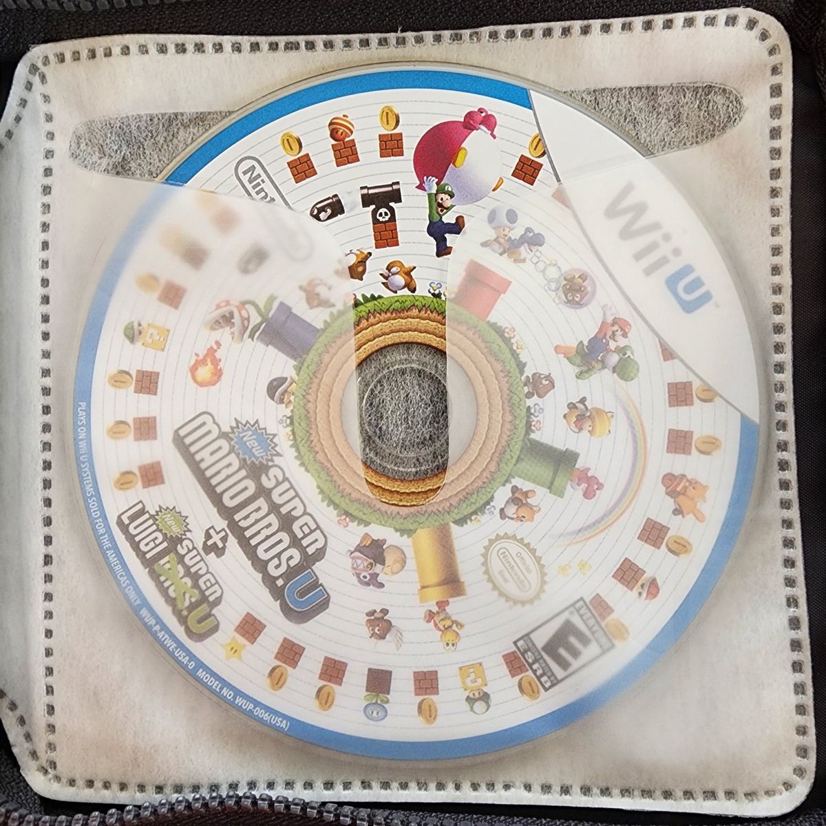 New Super Mario Bros. U + New Super Luigi U Wii U Game Disc Only