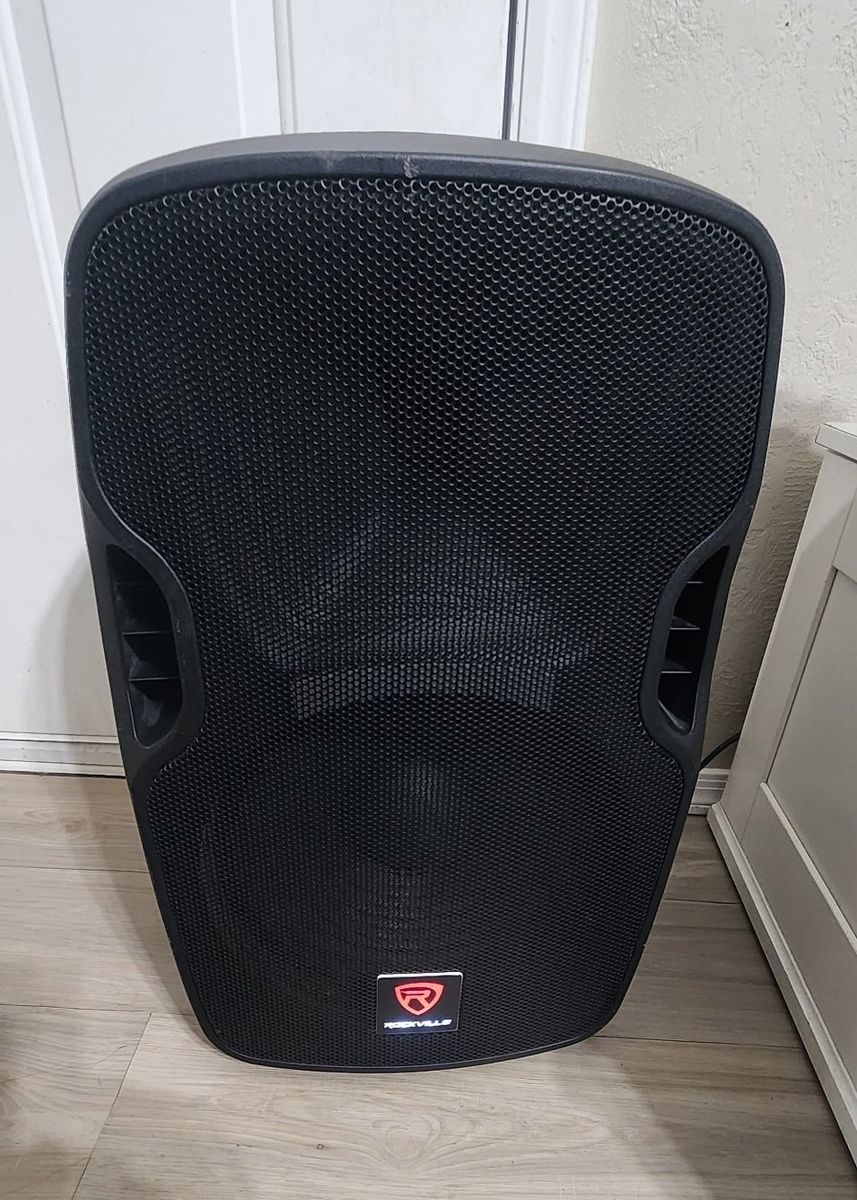 Rockville BPA12 600W 12" Powered Active DJ PA Speaker, Bluetooth