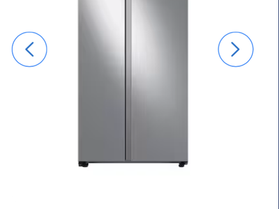 Brand new Samsung side by side refrigerator