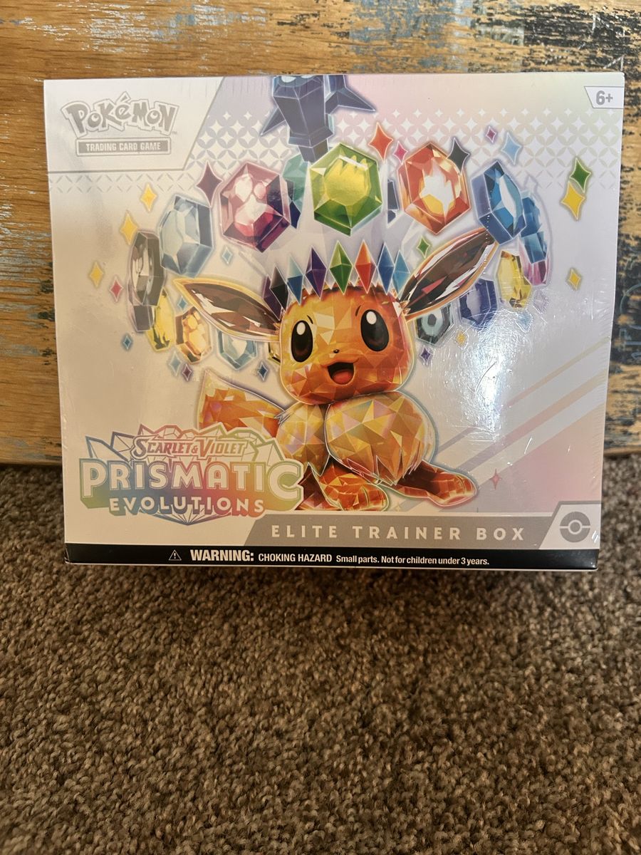 Pokémon Scarlet & Violet Prismatic Evolutions Elite Trainer Box - Eevee & Friends TCG OBO